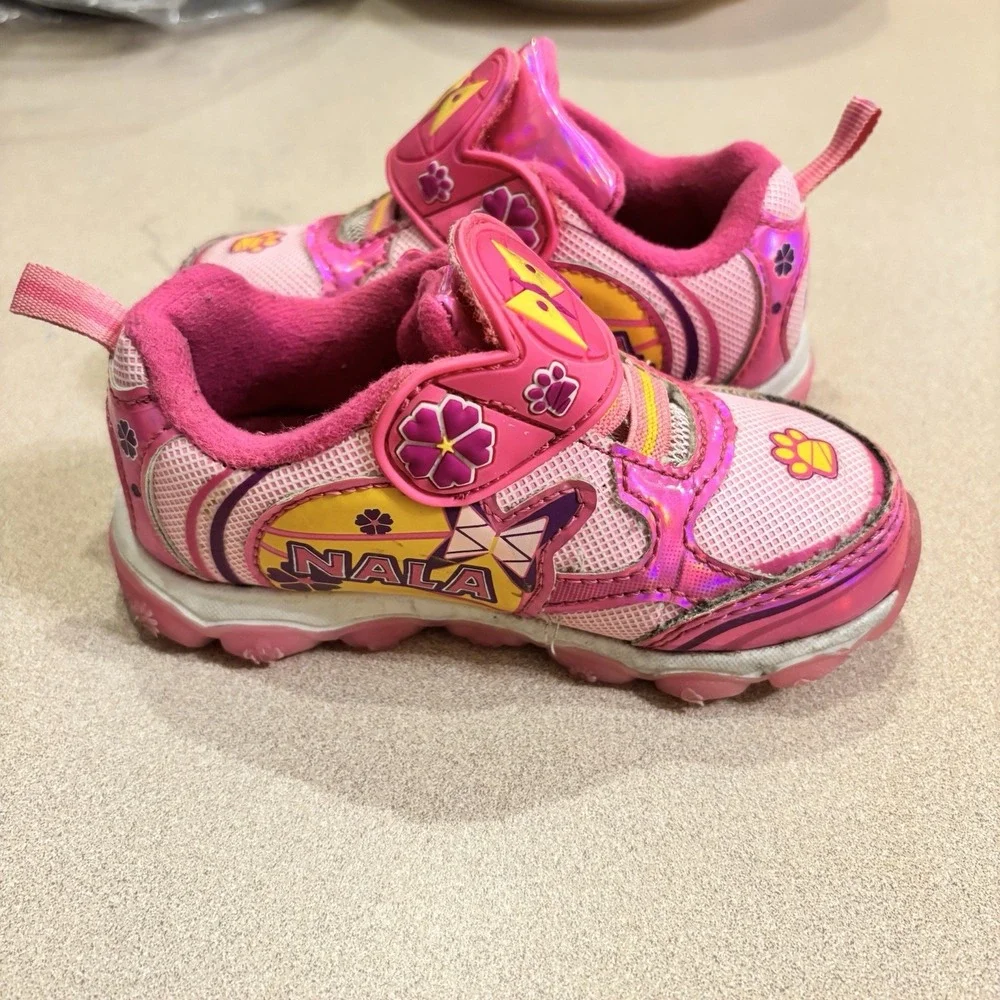 The‎ Lion King Nala Shoes Little Girls Toddler Size 7 Y2k 'Light up' RARE HTF